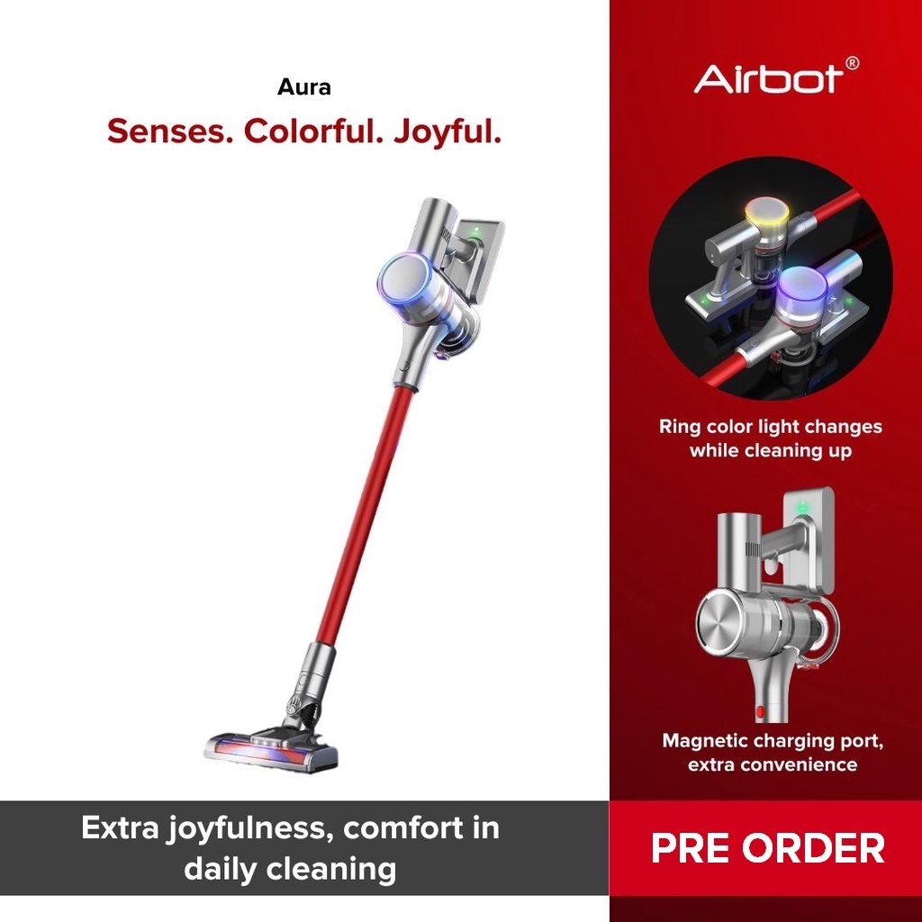 Airbot Aura Cordless Vacuum Cleaner Mesin Penghisap Debu dan Tungau Vacum Cleaner Penyedot Debu