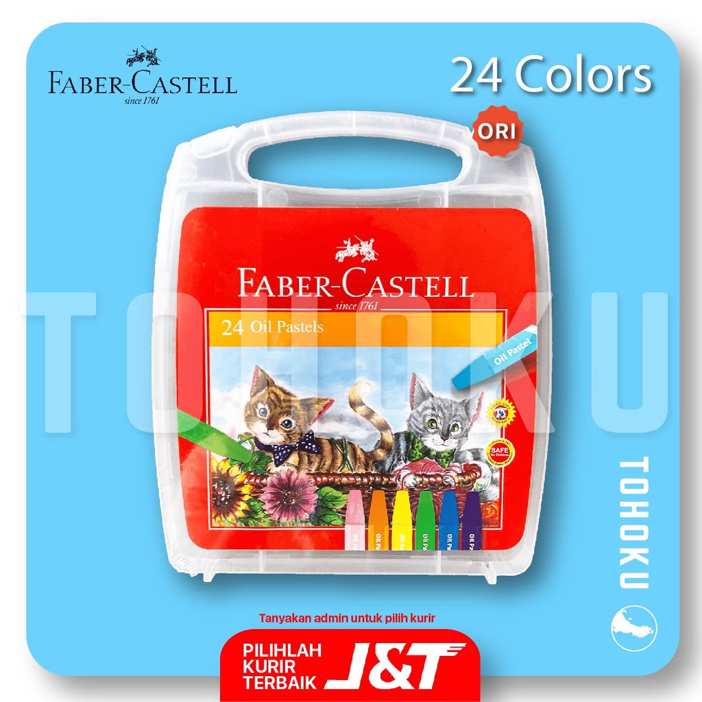 

Crayon Faber Castell Oil Pastel Hexagonal 24