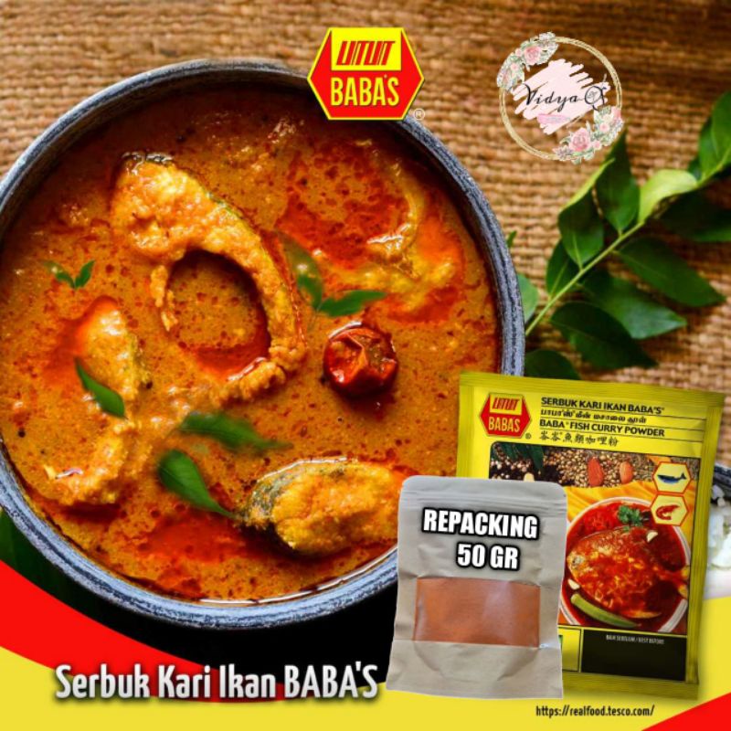 

Bumbu kari ikan babas 50 gr Repacking ex DES 2025