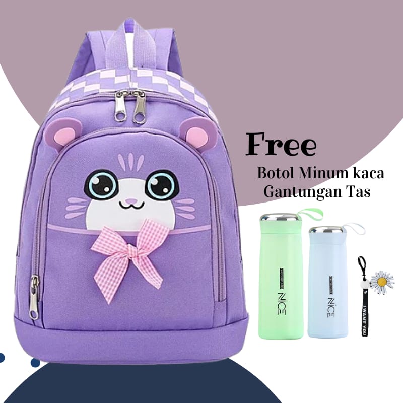 BUNNY - Tas Ransel Anak Sekolah Karakter Fashion Kids Backpack Cute Casual