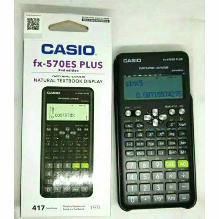 

Casio Fx570 Es Plus - Scientific Kalkulator Rf-771Murah