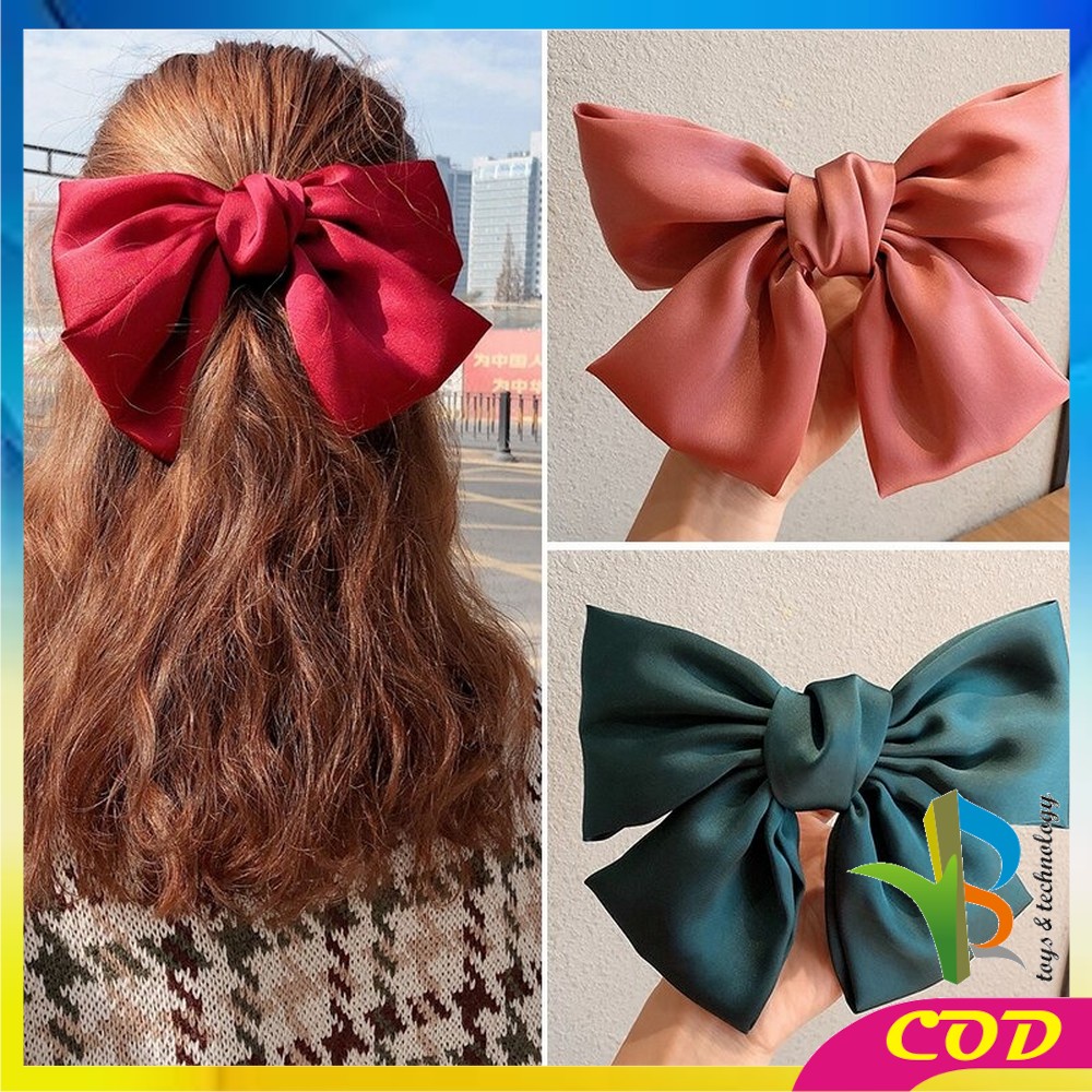 RB-C160 Ikat Rambut Pita Besar Kuncir Rambut Hairband Aksesoris Wanita Kunciran Rambut Korea Style