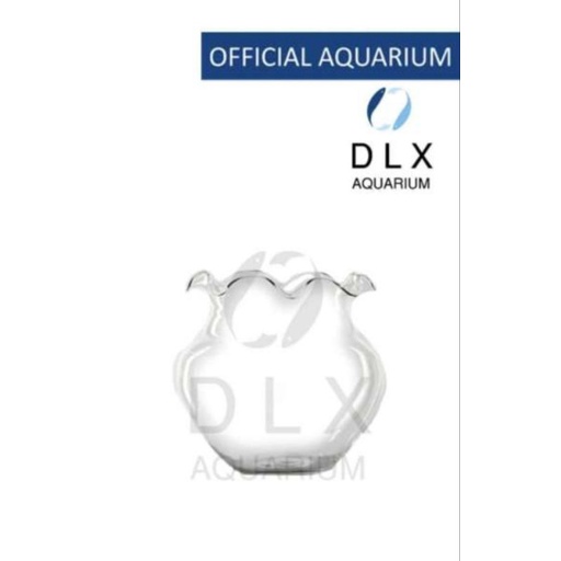 toples ikan bulat 6,5 L / vas kaca DLX aquarium PARI C