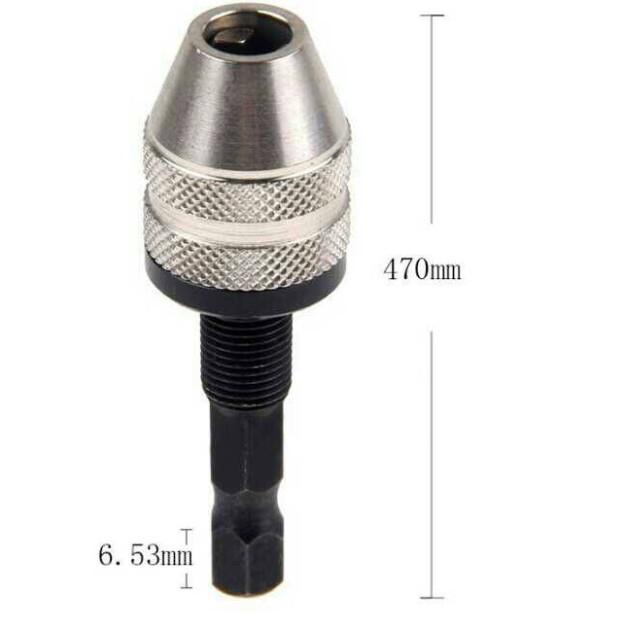 Chuck Kepala Bor Mini Adaptor Bor Keyless Electric Drill