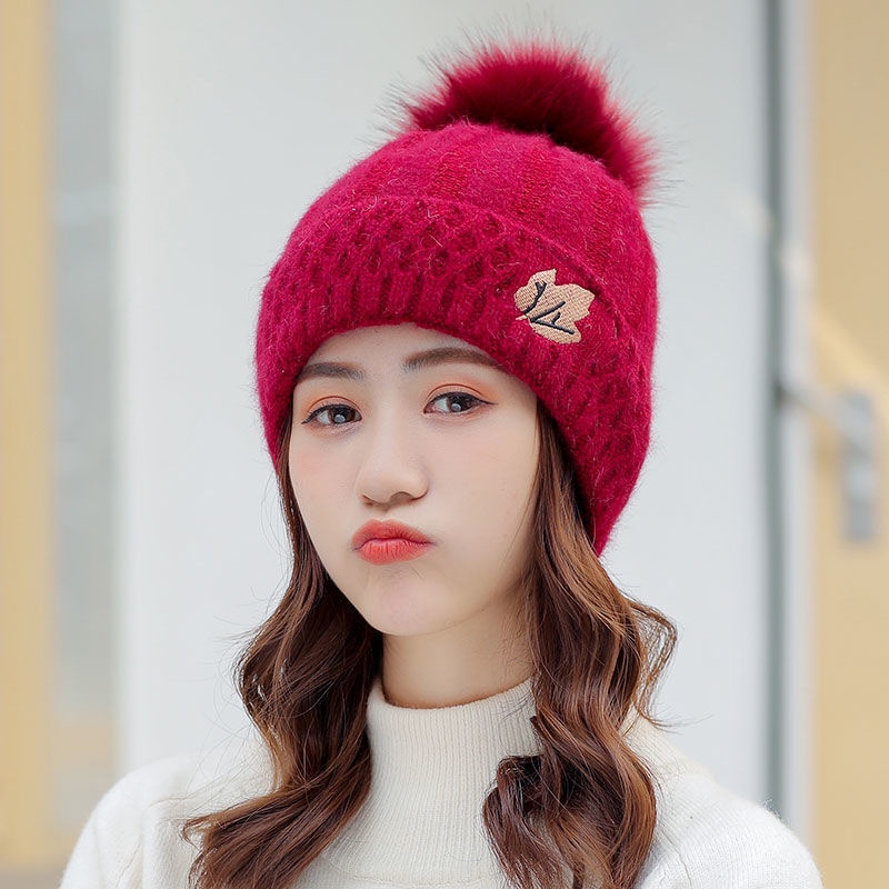Topi Rajut Bahan Wol Untuk Musim Gugur Dan Dingin