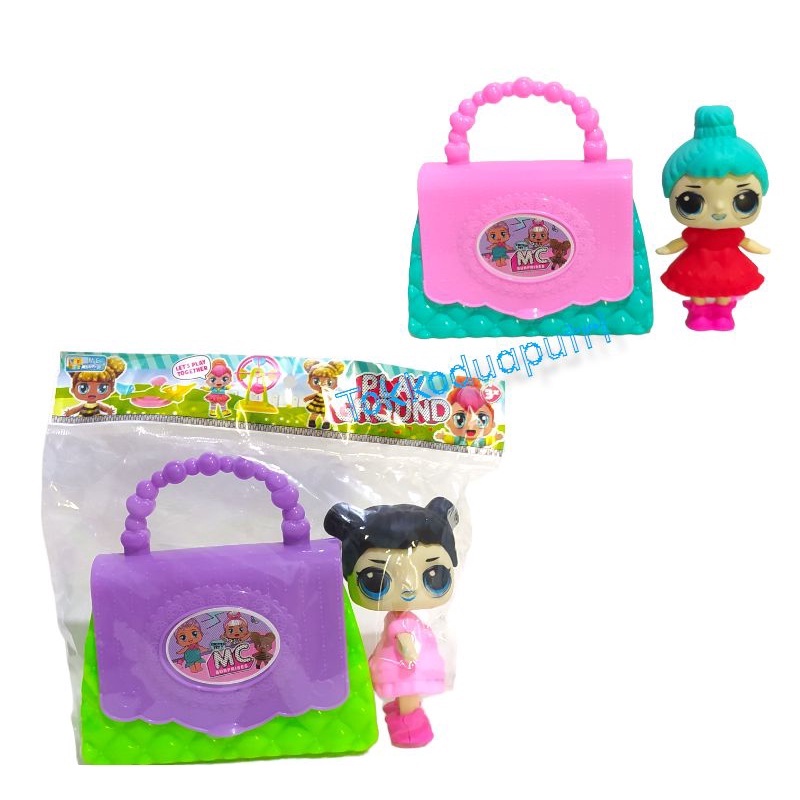 MAINAN ANAK TAS BONEKA LOL LUCU