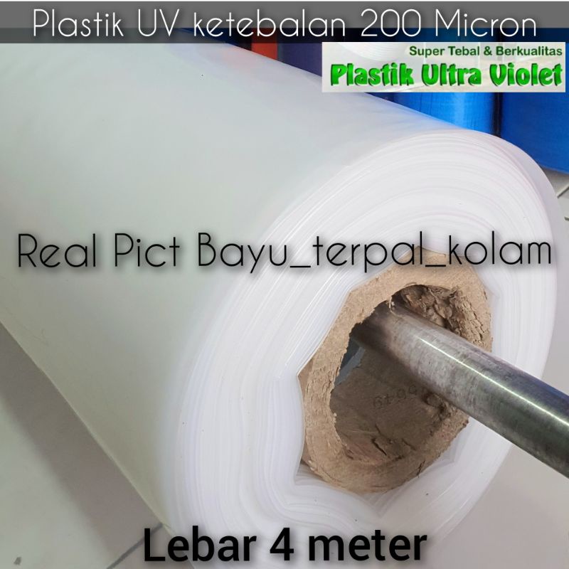 PLASTIK UV LEBAR 4 KETEBALAN 200 MICRON