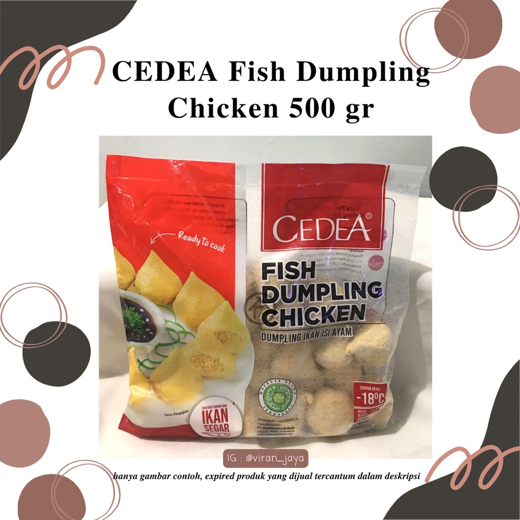 

Fish dumpling chicken Cedea 500 gr - Frozen Food