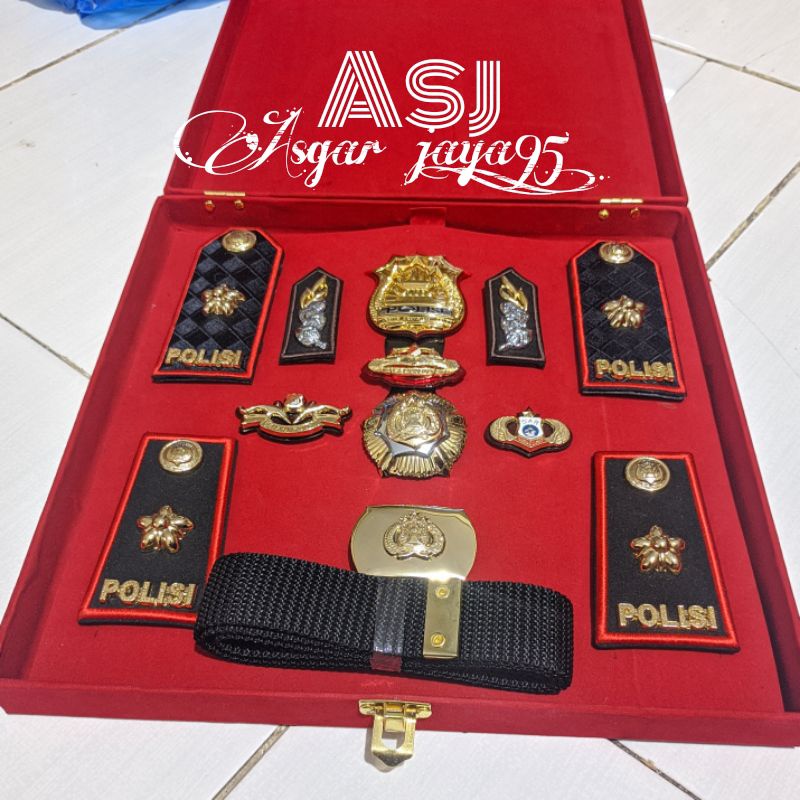 Jual Pangkat Kompol Polisi Exclusive Produk Set Box Pdh Pdu Ucapan Selamt Bisa Riquest Shopee 