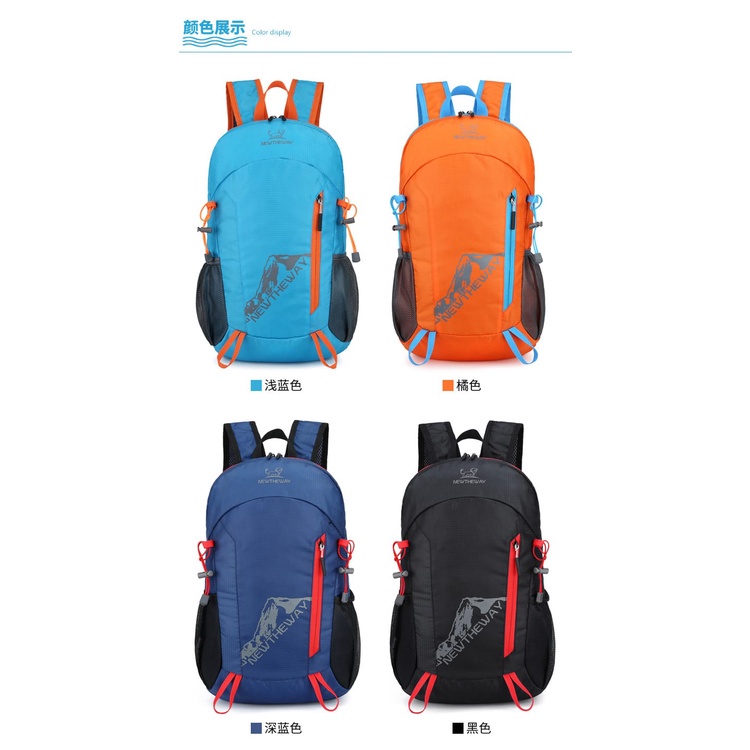 Tas Ransel Daypack LIPAT 22 LITER ULTRALIGHT NEW THE WAY Tas Lipat Hiking Running