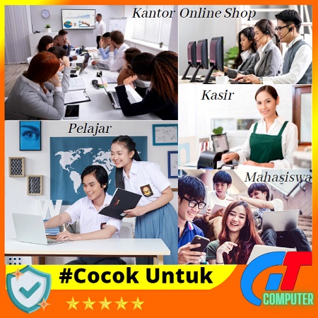 Komputer Full Set Murah Intel Core I5 Ram 8GB SSD 120GB HDD 500GB LED 19&quot; Cocok Buat Office Siap Pakai