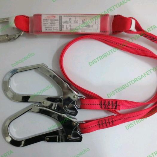 

Double Big Hook Webbing Lanyard + Absorber LP 0322 "LEOPARD