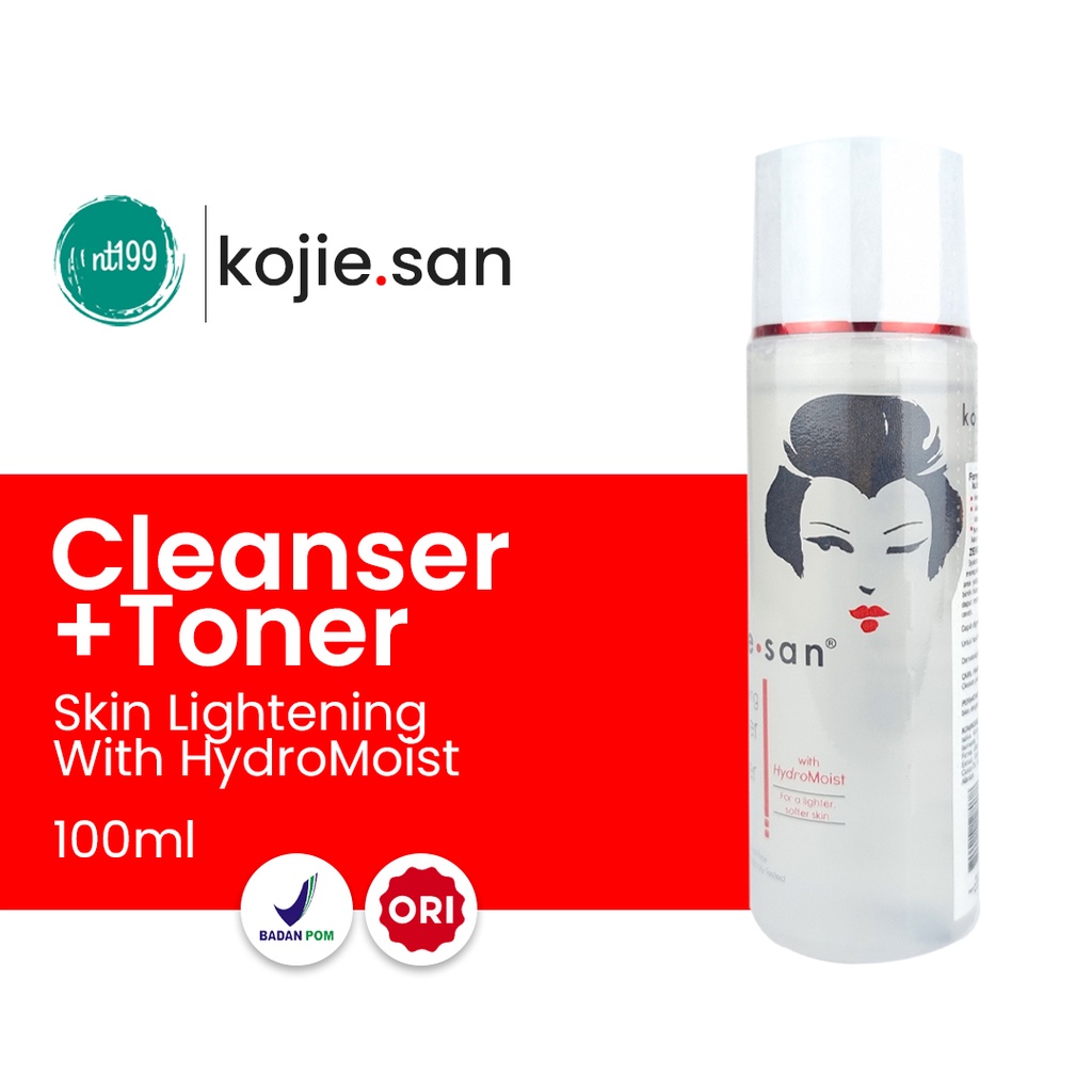 Jual Kojie San Skin Lightening Cleanser + Toner with Hydromoist 100ml