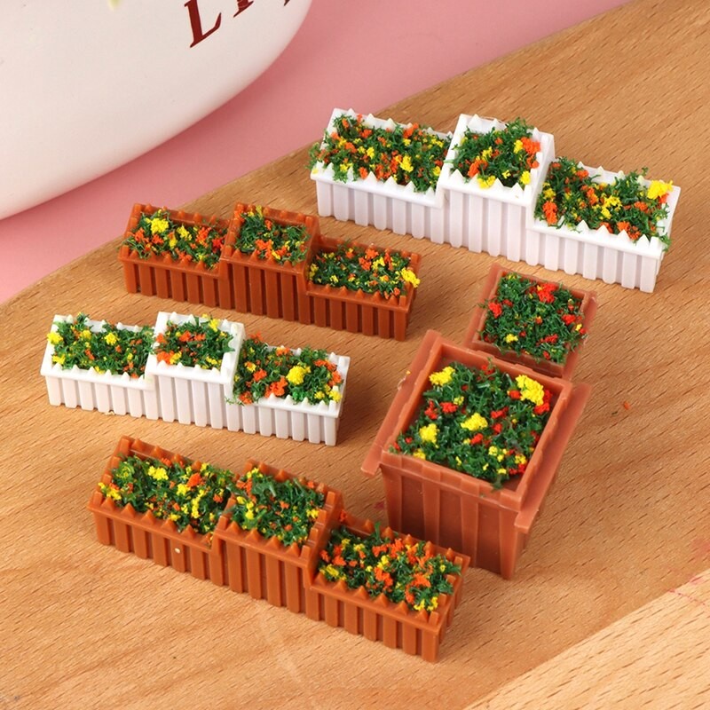 Miniatures - Rectangular Flower Beds