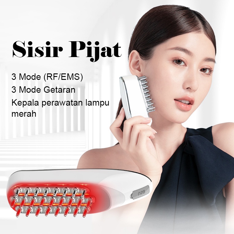 Ultimate Hair Loss Therapy Sisir Anti Rontok Sisir Anti Ketombe Sisir Penumbuh Rambut Perawatan Terapi EMS Sisir Pijat Getar Sikat