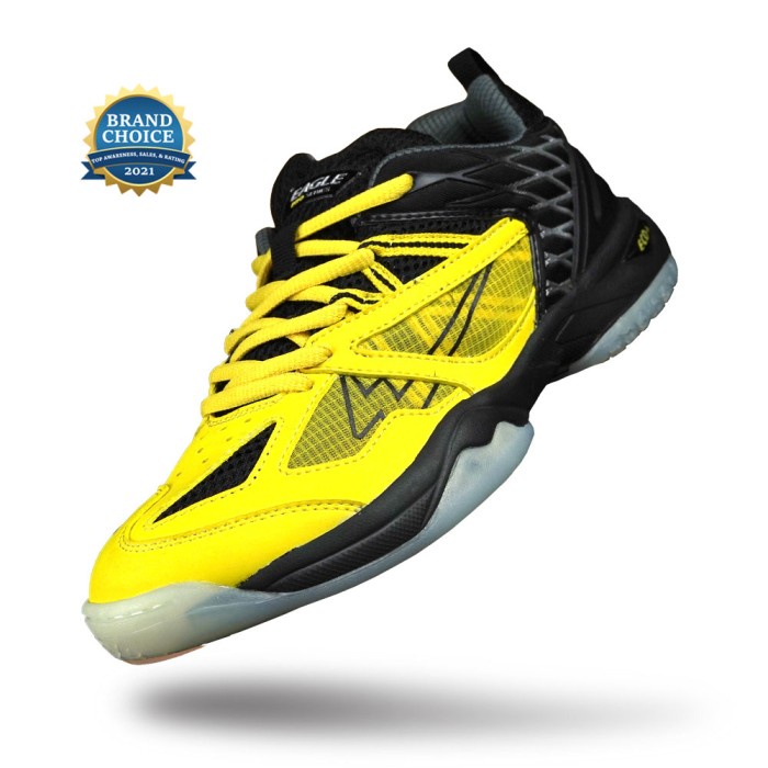 Sepatu Eagle SSPro1 Yellow/Black– Sepatu Badminton - 39