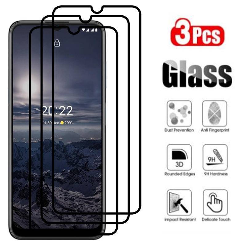 3pcs Pelindung Layar Tempered Glass Untuk Nokia G10 G11 G20 G21 G50 G300 C10 C20 C30 1.3 2.3 5.3