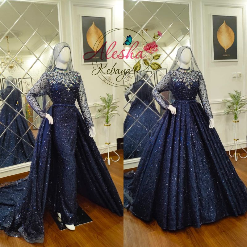 Gaun pengantin crinoline 3in1 squeen/wedding dress