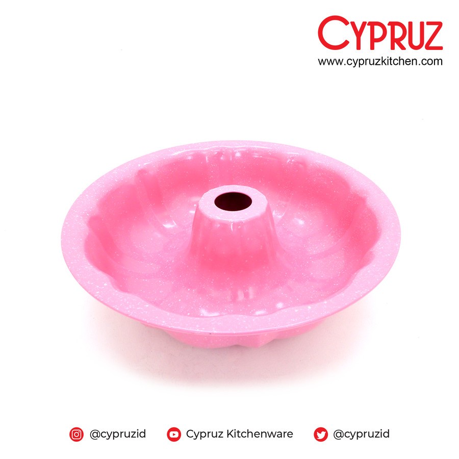 CYPRUZ AK-0670 Loyang Pudding Marissa Cake Pan Marble Non Stick 24 cm