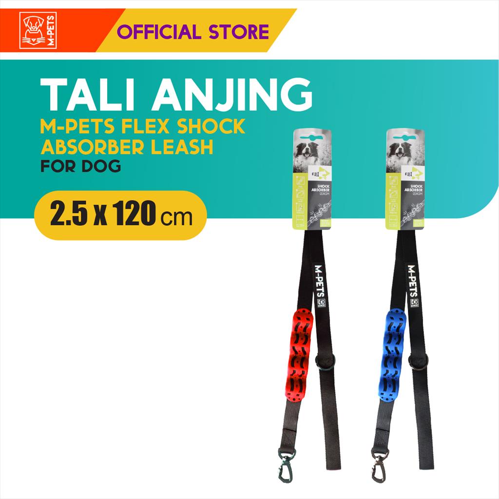 M-Pets Flex Shock Absorber Dog Leash Medium / Tali Tuntun Anjing