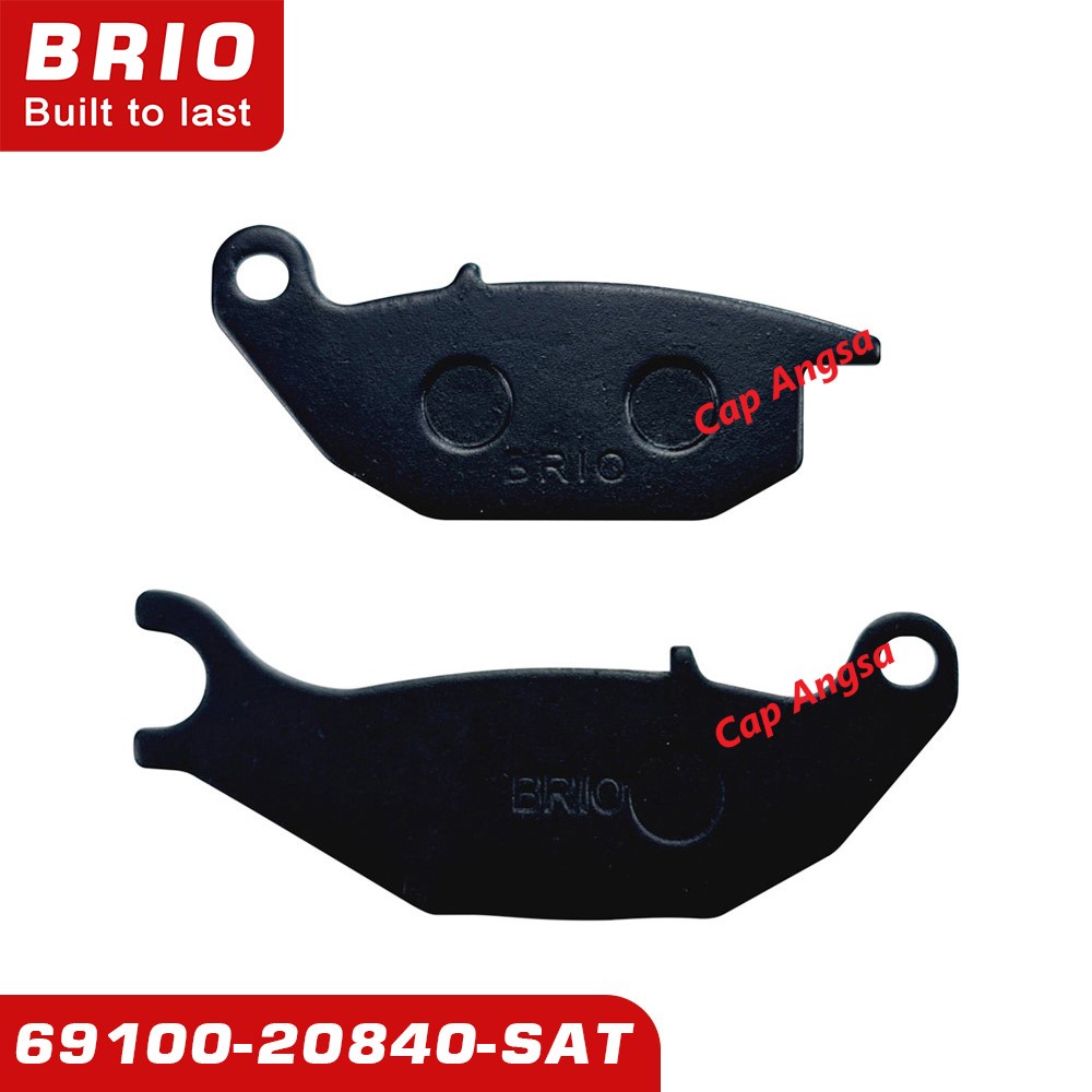 BRIO FRONT BRAKE PAD KAMPAS REM DEPAN DISC DISPED REM SATRIA FU RR 150 JUPITER MX SUPRA X 125 SKYDRIVE 20pc 1dus