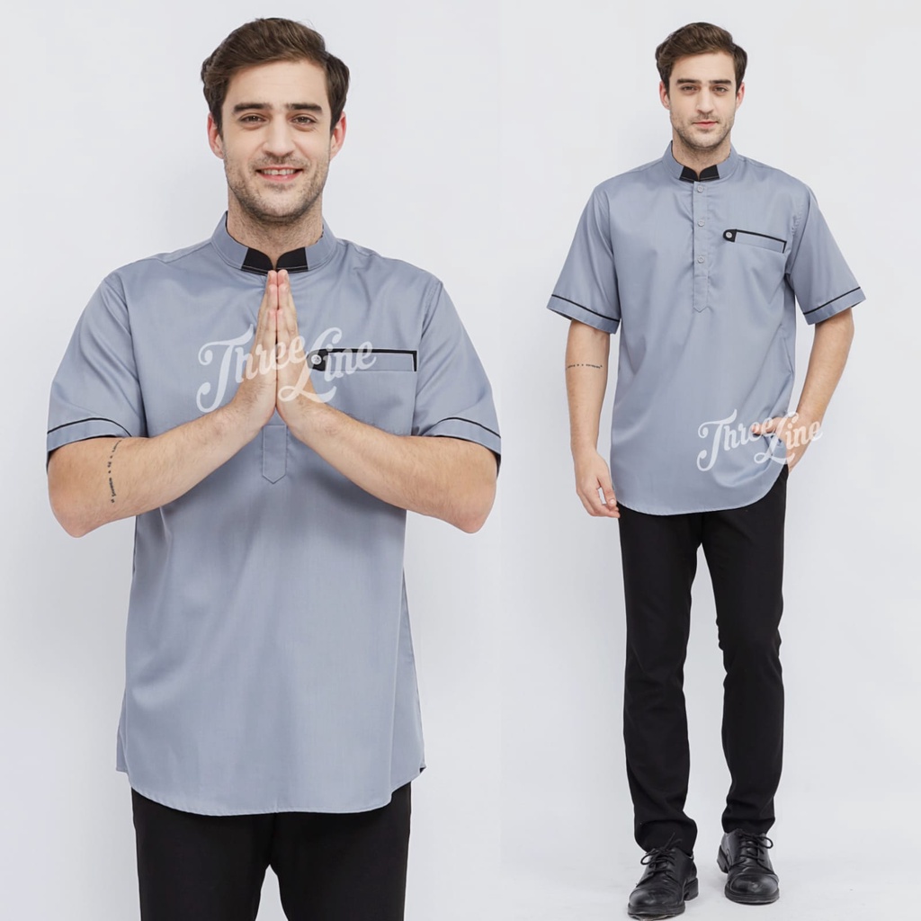 Atasan Muslim Pria Baju Koko Pria Koko ETHERNAL Baju Koko dewasa Lengan Pendek Baju Koko Polos Hitam Lengan Pendek Baju Koko Pria Polos Baju Koko Kekinian Baju Koko Premium Baju Koko Dewasa Terbaru Kemeja Koko Pria Lengan Pendek Baju Koko Terlaris COD