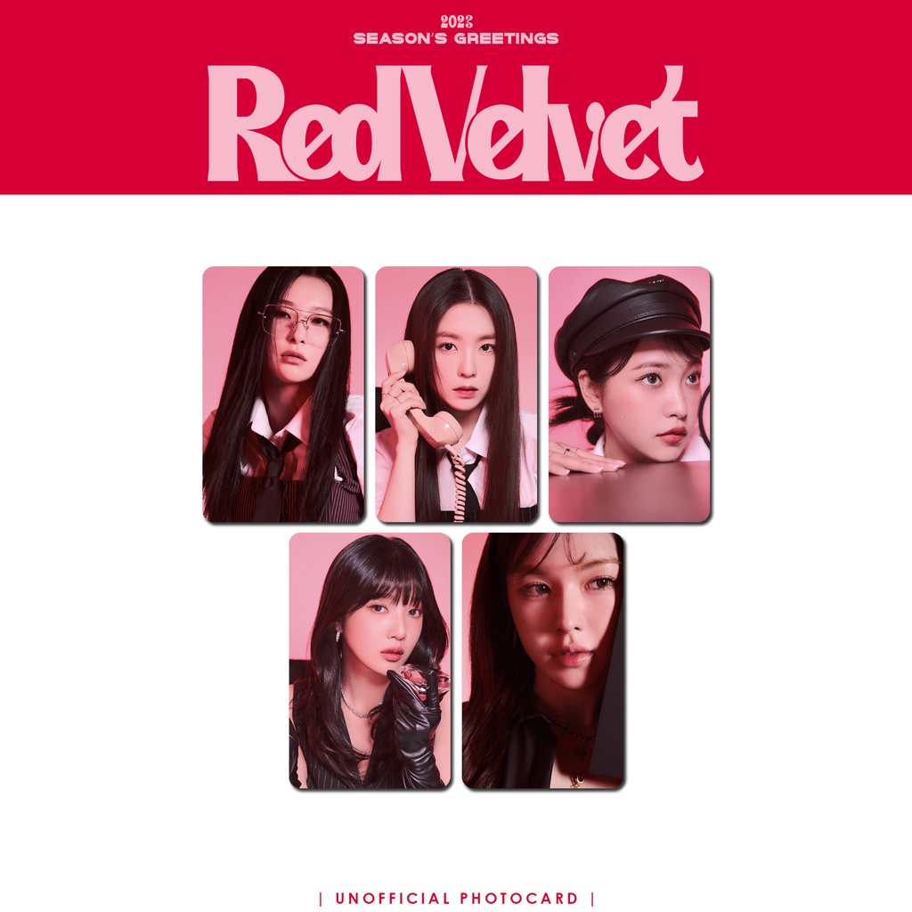 UNOFFICIAL PHOTOCARD RED VELVET SEASON'S GREETINGS