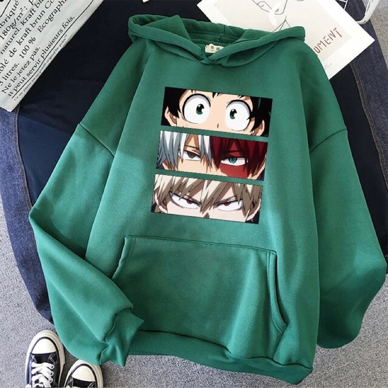 Sweater Hoodie Anak Laki-Laki Perempuan BOKU NOO HERO ACADEMIA | Jaket Anak Bahan Lembut (SABLON DTF)