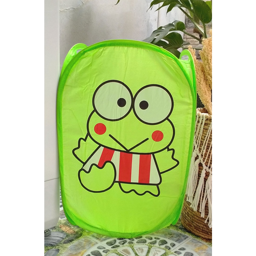 Keranjang laundry basket baju Kotor storage penyimpanan portable jaring