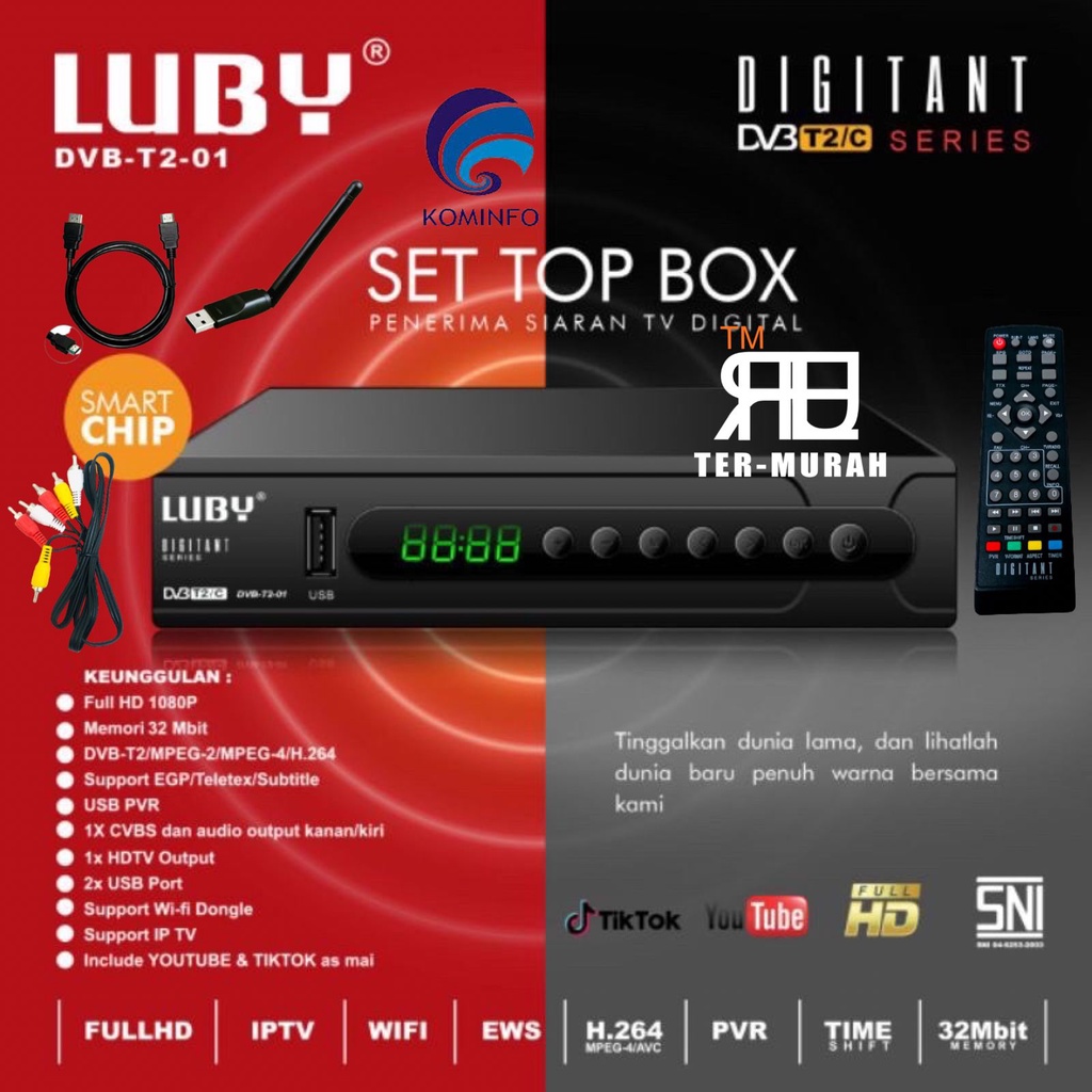 SET TOP BOX (DVB-T2 01)  WELHOME