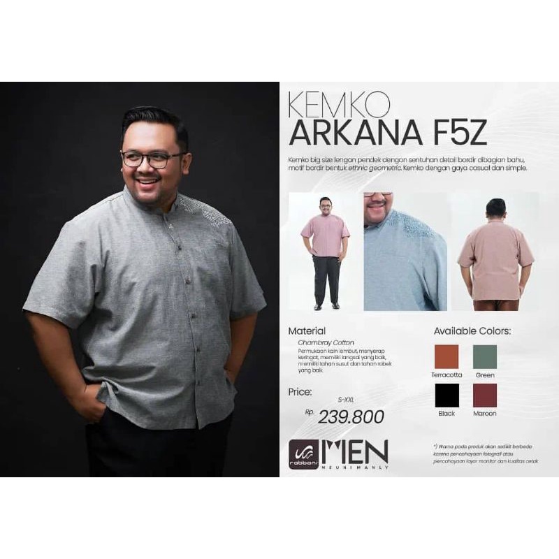 (new arrival) - KEMKO ARKANA F5Z - kemko size father - kamko rabbani jumbo - kemko jumbo - baju koko