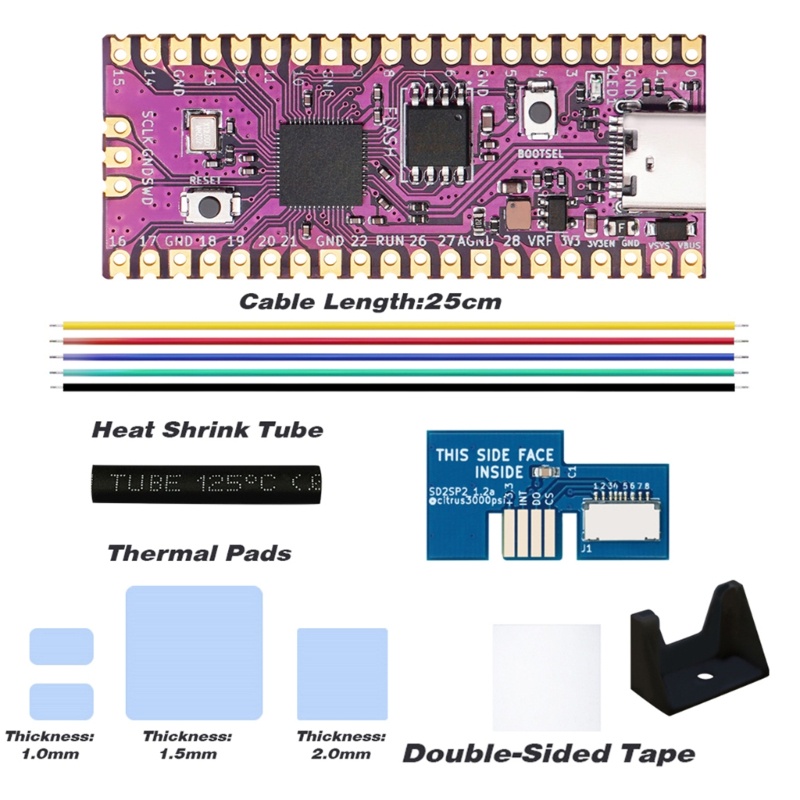 Btsg Figh Function Microcontroller Board Papan Pengembang Boot Raspberry Pi Pico Module Modul Raspberry Pi Pico