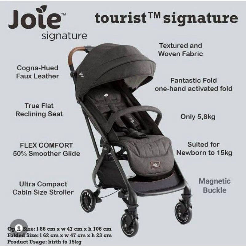 STROLLER JOIE TOURIST SIGNATURE