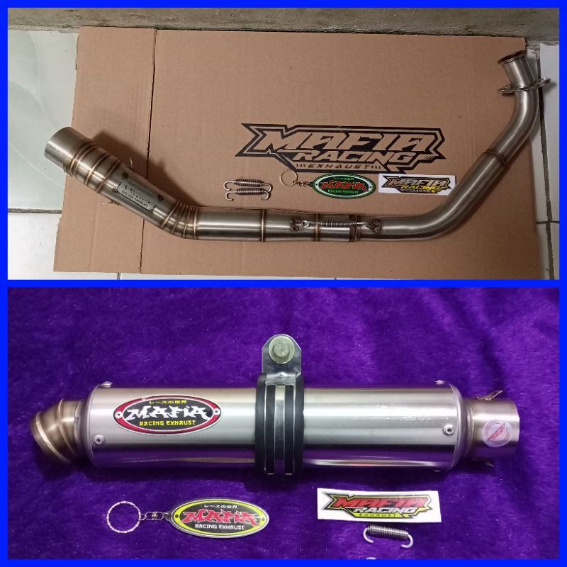 Jual Knalpot R V Full Set Original Mafia Racing Exhaust Silincer