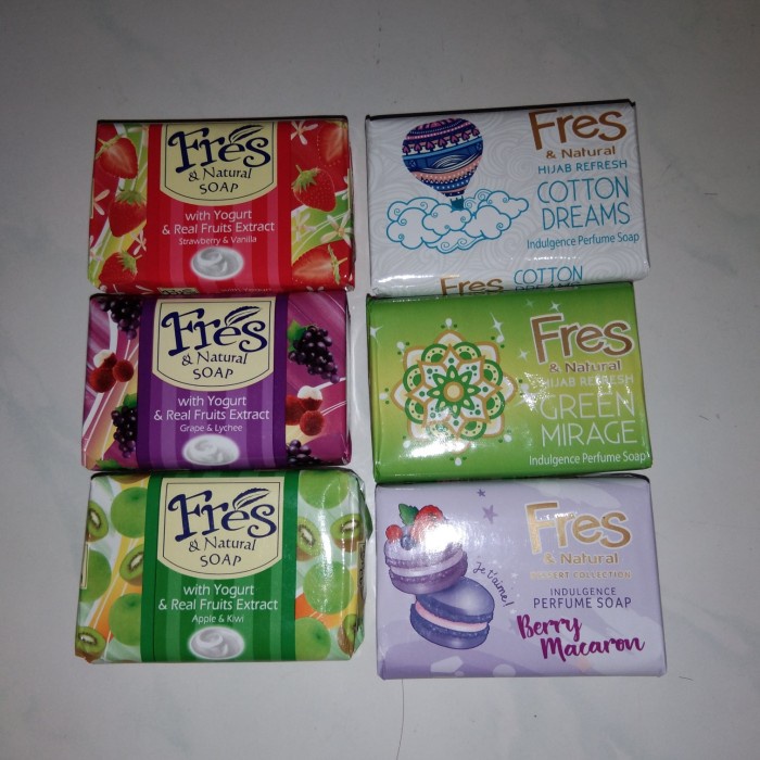 fresh bar soap 70gr (5pcs)