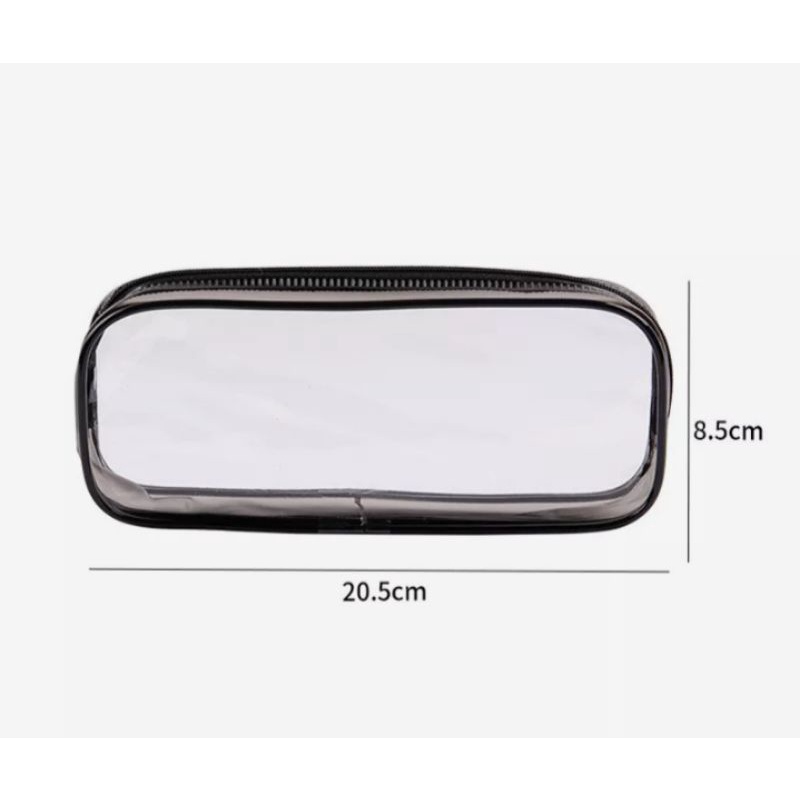Tempat makeup pouch mika transparan