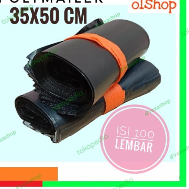 

35x50 cm Kantong plastik olshop polymailer isi 100 lembar