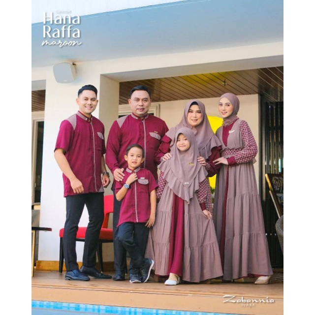 Moslem Ori Eid Series Couple Family Set Hana &amp; Raffa Sarimbit Batch 2 By Zabannia (Ready Please Cekstok)