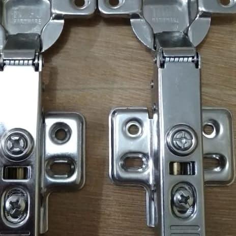 engsel sendok (Stenlis 304) engsel taco Slowmotion - Set Bengkok