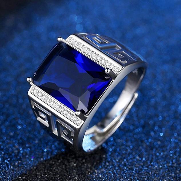 Cincin Batu Safir Ring Perak 925 – ABZ