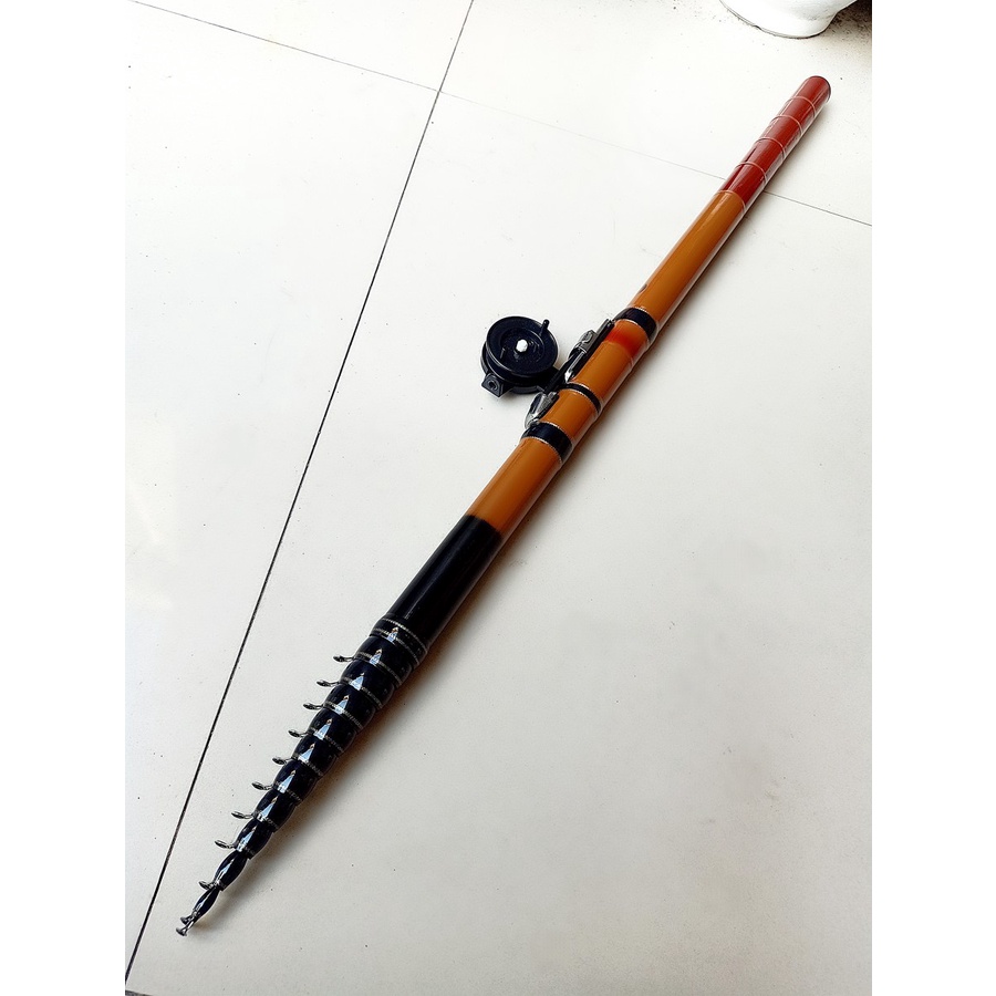 Tegek Kolongan 6 Meter + reel