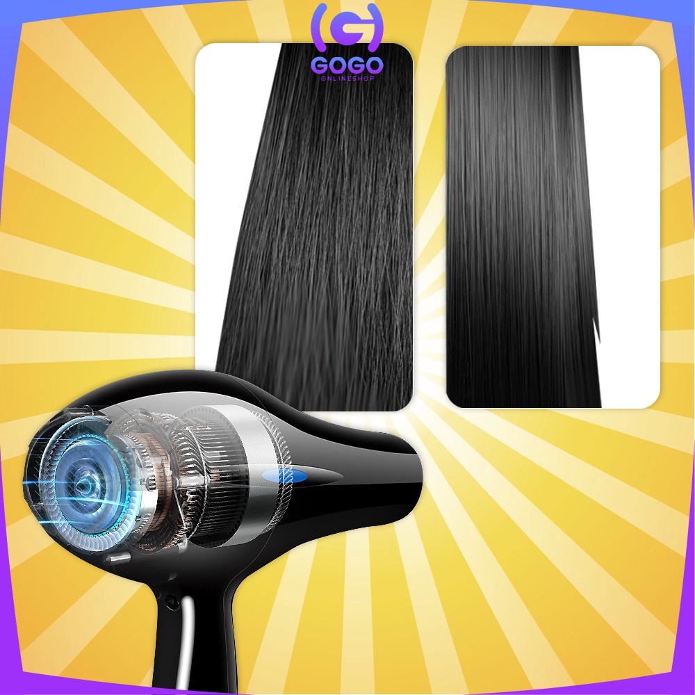 GOGO-K90 Hair Dryer 6in1 Pengering Rambut Wanita / Styles Kecantikan Rambut / Hairdrayer Penata Rambut Portable