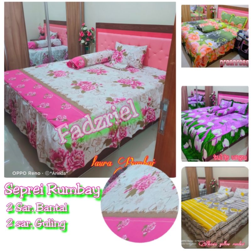 seprey rumbay uk.180x200 ( kasur no.1) bahan desperse tidak luntur