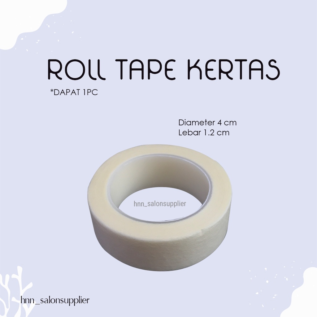 Eyetape Micropore Eyelash Extension Rolltape Kertas Bulumata Tanam