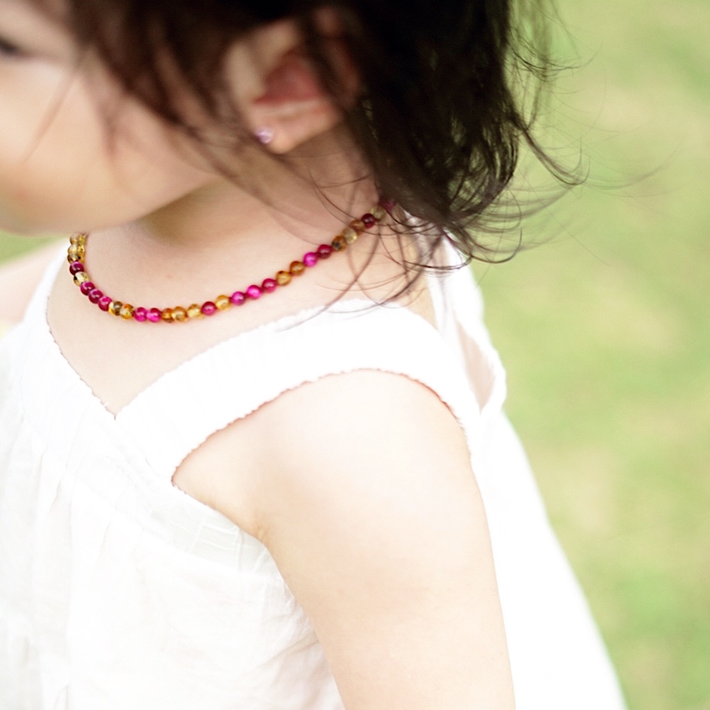 AGL30 Kalung Amber Tumbuh Gigi Bayi By Carlis Baby