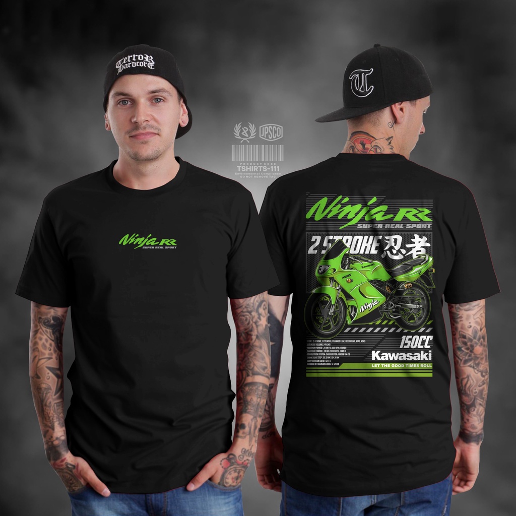 KAOS NINJA RR 2 TAK KAOS NINJA SS BAJU KAWASAKI NINJA RR