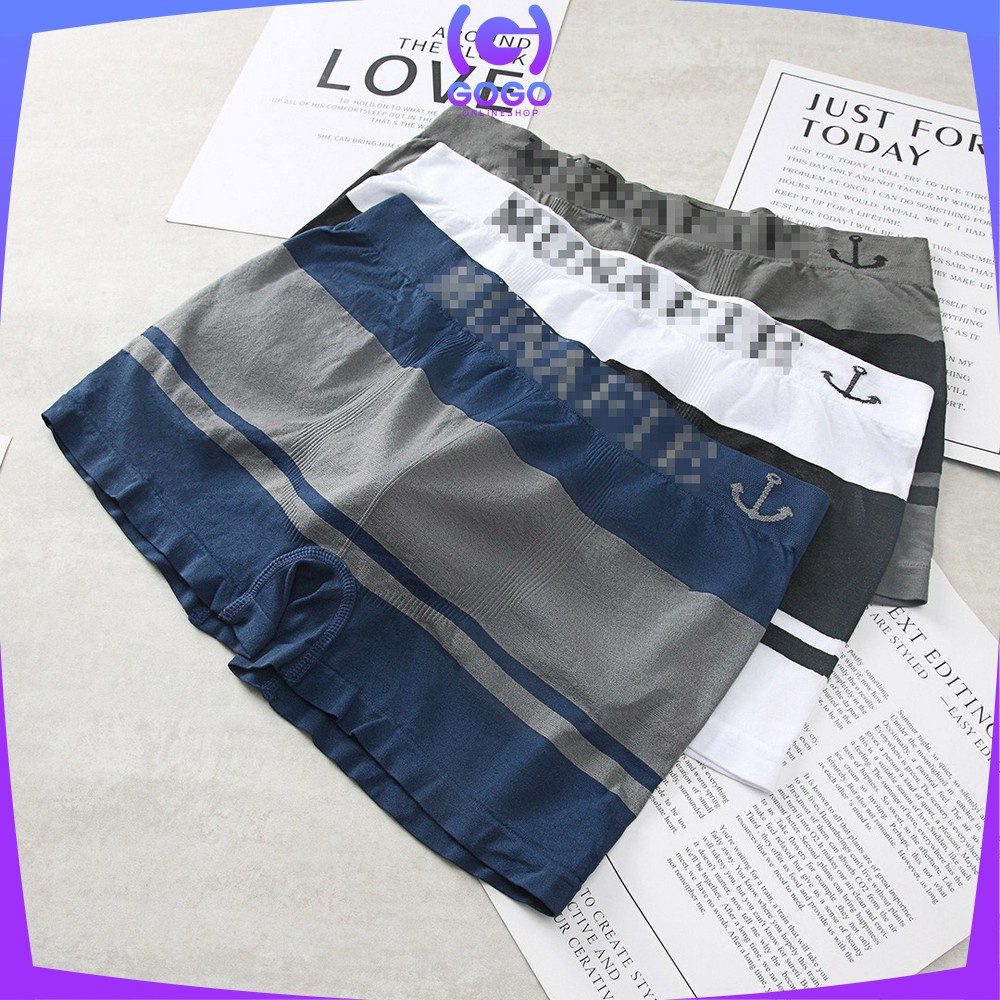 GOGO-P117 Celana Dalam Pria Boxer / CD Laki Laki Petak Boxer / Men Underwear / Kolor Cowok Sempak Pria Dewasa