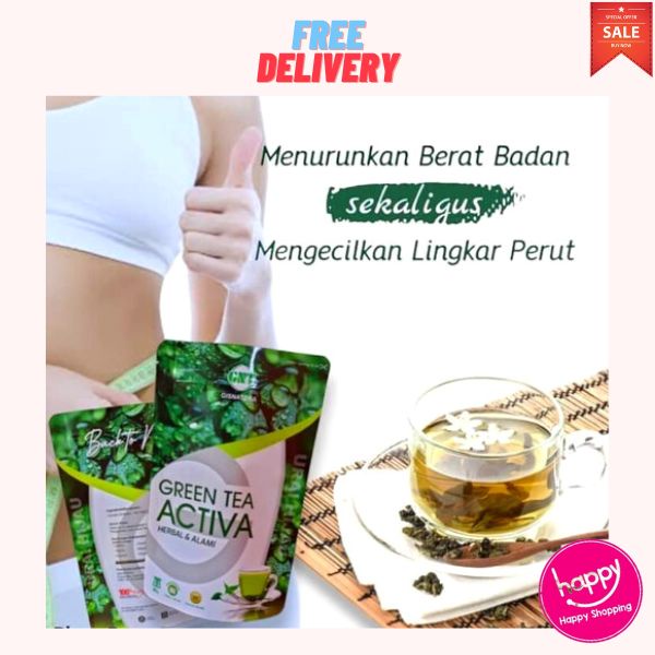 

⚡BEST SELLER⚡ Teh Diet Detox Pelangsing Herbal GREEN TEA ACTIVA URAI | PELUNTUR LEMAK KOTOR ( PELANGSING ) GREEN TEA ACTIVA VARIAN URAI |