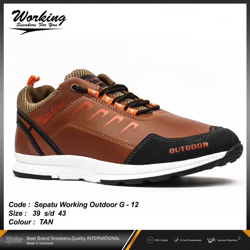 Working Sneakers For You Sepatu Kasual Sport G-12