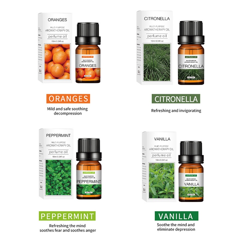 10ml Essential Oil Aromatherapy Humidifier Fragrance Diffuser Aromaterapi- Aromatherapy - untuk Diffuser humidifier mobil Portable pengharum ruangan Essential oil Difuser aromatherapy Reed hampers safe care